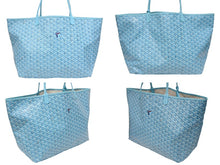 Load image into Gallery viewer, 極美品 GOYARD ゴヤール SAINT LOUIS GM サンルイGM トートバッグ ターコイズ PVC レザー 2024年限定 中古 4b005606