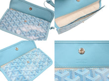 Load image into Gallery viewer, 極美品 GOYARD ゴヤール SAINT LOUIS GM サンルイGM トートバッグ ターコイズ PVC レザー 2024年限定 中古 4b005606
