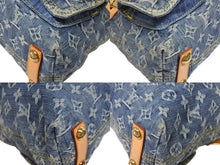 Load image into Gallery viewer, 極美品 LOUIS VUITTON ルイヴィトン モノグラムデニム バギーPM ショルダーバッグ ワンショルダー M95049 インディゴブルー 中古 4b005612