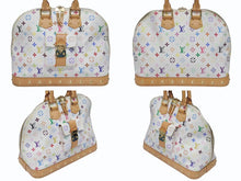 Load image into Gallery viewer, LOUIS VUITTON ルイヴィトン 村上隆 アルマGM ハンドバッグ M40441 モノグラム マルチカラー ホワイト 美品 中古 4b005618