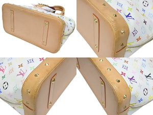 LOUIS VUITTON ルイヴィトン 村上隆 アルマGM ハンドバッグ M40441 モノグラム マルチカラー ホワイト 美品 中古 4b005618