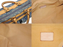 Load image into Gallery viewer, LOUIS VUITTON ルイヴィトン ネオスピーディ ハンドバッグ M95019 モノグラム デニム インディゴブルー ゴールド金具 美品 中古 4b005621