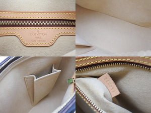 LOUIS VUITTON ルイヴィトン ルーピングMM ワンショルダーバッグ M51146 モノグラム PVC レザー ブラウン ゴールド金具 美品 中古 4b005627