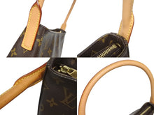 Load image into Gallery viewer, LOUIS VUITTON ルイヴィトン ルーピングMM ワンショルダーバッグ M51146 モノグラム PVC レザー ブラウン ゴールド金具 美品 中古 4b005627