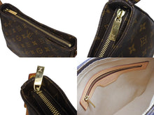 Load image into Gallery viewer, LOUIS VUITTON ルイヴィトン ルーピングMM ワンショルダーバッグ M51146 モノグラム PVC レザー ブラウン ゴールド金具 美品 中古 4b005627