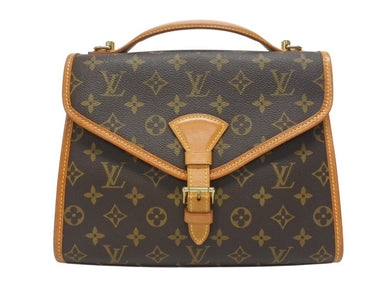LOUIS VUITTON ルイヴィトン ショルダーバッグ ハンドバッグ 2way ベルニア M51122 モノグラムキャンバス レザー ブラウン 美品 中古 4b005628