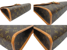 Load image into Gallery viewer, LOUIS VUITTON ルイヴィトン ショルダーバッグ ハンドバッグ 2way ベルニア M51122 モノグラムキャンバス レザー ブラウン 美品 中古 4b005628