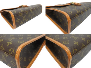 LOUIS VUITTON ルイヴィトン ショルダーバッグ ハンドバッグ 2way ベルニア M51122 モノグラムキャンバス レザー ブラウン 美品 中古 4b005628