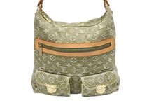 Load image into Gallery viewer, 極美品 LOUIS VUITTON ルイヴィトン バギーGM ワンショルダーバッグ M95211 モノグラム デニム カーキ ゴールド金具 中古 4b005632