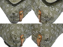 Load image into Gallery viewer, 極美品 LOUIS VUITTON ルイヴィトン バギーGM ワンショルダーバッグ M95211 モノグラム デニム カーキ ゴールド金具 中古 4b005632