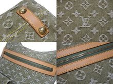 Load image into Gallery viewer, 極美品 LOUIS VUITTON ルイヴィトン バギーGM ワンショルダーバッグ M95211 モノグラム デニム カーキ ゴールド金具 中古 4b005632
