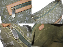 Load image into Gallery viewer, 極美品 LOUIS VUITTON ルイヴィトン バギーGM ワンショルダーバッグ M95211 モノグラム デニム カーキ ゴールド金具 中古 4b005632