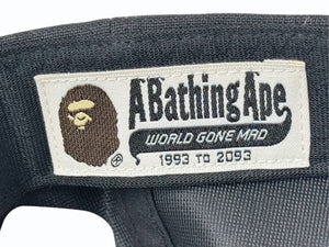 新品未使用 A BATHING APE アベイシングエイプ RSVP 2015年 コラボ BAPE キャップ 帽子 カモ柄 ホワイト ブラック 中古 4b005638