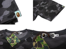 Load image into Gallery viewer, 極美品 A BATHING APE アベイシングエイプ x RSVP アールエスヴィーピー 半袖Tシャツ 001CSB231901X サイズXL カモ柄 2015年 中古 4b005641