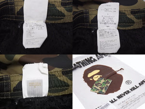 極美品 A BATHING APE アベイシングエイプ BAPE ベイプショーツ ハーフパンツ 001SPE301005X カモ柄 サイズL ポリエステル 中古 4b005642 