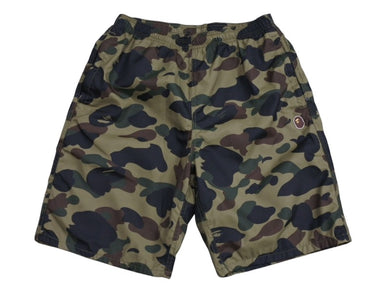 極美品 A BATHING APE アベイシングエイプ BAPE ベイプショーツ ハーフパンツ 001SPE301005X カモ柄 サイズL ポリエステル 中古 4b005642 