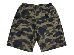 極美品 A BATHING APE アベイシングエイプ BAPE ベイプショーツ ハーフパンツ 001SPE301005X カモ柄 サイズL ポリエステル 中古 4b005642 
