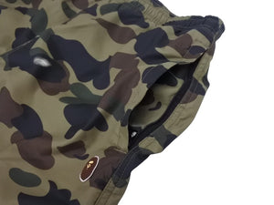 極美品 A BATHING APE アベイシングエイプ BAPE ベイプショーツ ハーフパンツ 001SPE301005X カモ柄 サイズL ポリエステル 中古 4b005642 