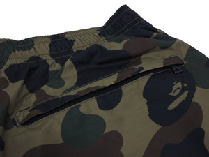 極美品 A BATHING APE アベイシングエイプ BAPE ベイプショーツ ハーフパンツ 001SPE301005X カモ柄 サイズL ポリエステル 中古 4b005642 