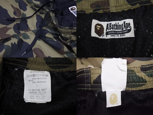 極美品 A BATHING APE アベイシングエイプ BAPE ベイプショーツ ハーフパンツ 001SPE301005X カモ柄 サイズL ポリエステル 中古 4b005642 