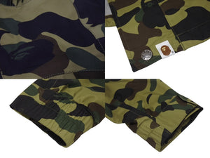 極美品 A BATHING APE アベイシングエイプ マウンテンパーカー 1st 001HJA801009X ナイロン ゴアテックス カモ柄 サイズL 中古 4b005643