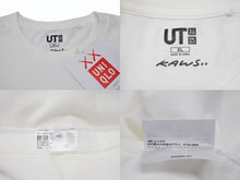 Load image into Gallery viewer, UNIQLO ユニクロ ｘ KAWS カウズ コラボ 半袖Tシャツ ホワイト サイズ XL 中古4b005650
