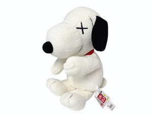 未使用 UNIQLO KAWS ユニクロ カウズ スヌーピーぬいぐるみ ポリエステル オフホワイト サイズM 中古 4b005654 
