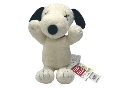 新品未使用 UNIQLO ユニクロ x KAWS カウズ x PEANUTS ピーナッツ スヌーピー ぬいぐるみ 7H114A サイズS ホワイト 中古 4b005655
