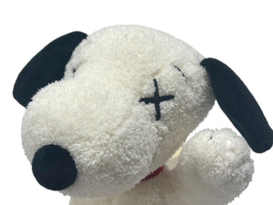 新品未使用 UNIQLO ユニクロ x KAWS カウズ x PEANUTS ピーナッツ スヌーピー ぬいぐるみ 7H114A サイズS ホワイト 中古 4b005655