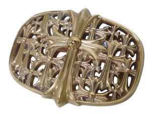 CHROME HEARTS クロムハーツ BUCKL CEMETERY ベルト セメタリークロス バックル 銅 ブロンズ 219g 美品 中古 4b005659