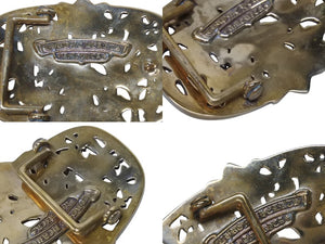 CHROME HEARTS クロムハーツ BUCKL CEMETERY ベルト セメタリークロス バックル 銅 ブロンズ 219g 美品 中古 4b005659