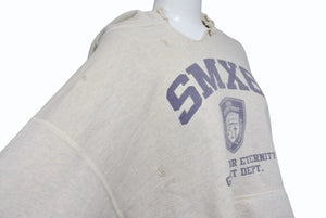 極美品 SAINT MICHAEL セントマイケル セイントアカデミー フーディー SM-A22-0000-059 サイズL ヴィンテージ加工 グレー 中古 4b005662