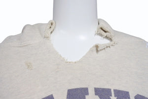 極美品 SAINT MICHAEL セントマイケル セイントアカデミー フーディー SM-A22-0000-059 サイズL ヴィンテージ加工 グレー 中古 4b005662