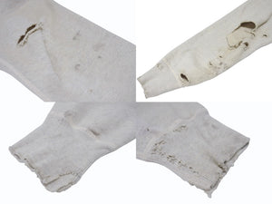 極美品 SAINT MICHAEL セントマイケル セイントアカデミー フーディー SM-A22-0000-059 サイズL ヴィンテージ加工 グレー 中古 4b005662