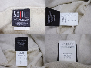 極美品 SAINT MICHAEL セントマイケル セイントアカデミー フーディー SM-A22-0000-059 サイズL ヴィンテージ加工 グレー 中古 4b005662