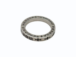 極美品 CHROME HEARTS クロムハーツ RING SPACER 3MM FK YOU スペーサーリング 3MM 指輪 重量約6.3g サイズ約16.5号 シルバー925 中古 4b005663