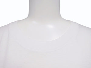 CHROME HEARTS クロムハーツ 半袖Tシャツ サイズL ホースシュー スクロールラベルロゴ プリント ホワイト 新型 美品 中古 4b005664