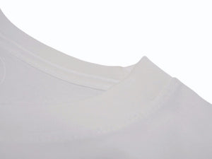 CHROME HEARTS クロムハーツ 半袖Tシャツ サイズL ホースシュー スクロールラベルロゴ プリント ホワイト 新型 美品 中古 4b005664