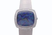 Load image into Gallery viewer, 極美品 PIAGET ピアジェ 腕時計 9435 スクエア ベゼルダイヤ オパール文字盤 手巻き 重量約83.5g 18K/0750刻印 ホワイトゴールド 中古 4b005666