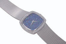 Load image into Gallery viewer, 極美品 PIAGET ピアジェ 腕時計 9435 スクエア ベゼルダイヤ オパール文字盤 手巻き 重量約83.5g 18K/0750刻印 ホワイトゴールド 中古 4b005666