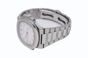 PATEK PHILIPPE パテック フィリップ ノーチラス 3800/1A-011 ホワイト文字盤 時計 美品 中古 4b005670
