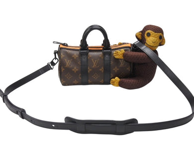 LOUIS VUITTON ルイヴィトン モノグラム LVフレンド キーポル XS モンキー 2WAY ブラウン M80118 中古 4b005675