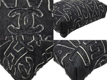 Load image into Gallery viewer, 極美品 CHANEL シャネル シャネル22 スモール チェーンショルダーバッグ AS3260 ランダム番台 24AW ココマーク デニム ブラック 中古 4b005676