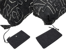 Load image into Gallery viewer, 極美品 CHANEL シャネル シャネル22 スモール チェーンショルダーバッグ AS3260 ランダム番台 24AW ココマーク デニム ブラック 中古 4b005676