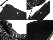 Load image into Gallery viewer, 極美品 CHANEL シャネル シャネル22 スモール チェーンショルダーバッグ AS3260 ランダム番台 24AW ココマーク デニム ブラック 中古 4b005676