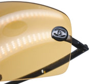 Load image into Gallery viewer, CHANEL シャネル リムレス サングラス 4035 c.126/85 サイズ63◻︎16 120 ココマーク オレンジ ブラック 美品 中古 4b005681
