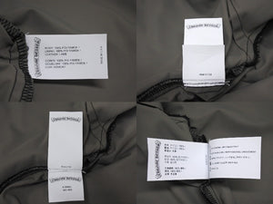 CHROME HEARTS クロムハーツ クロスパッチ付き クロスボールボタン ナイロン半袖シャツ ブラック サイズXS 美品 中古 4b005692