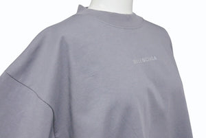 BALENCIAGA バレンシアガ 24SS リフレクター ロゴ Tシャツ 764235 TQVN1 グレー サイズXS 美品 中古 4b005695