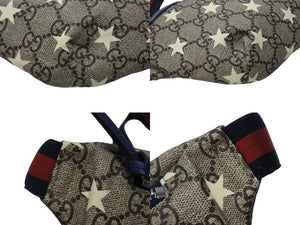 極美品 GUCCI グッチ チルドレンズ キッズライン GGスプリーム ウエストポーチ ヒップバッグ ベルトバッグ スター ベージュ 中古 4b005696