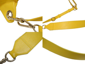 CHANEL Pharrell Williams シャネル ファレルウィリアムズ CCスリングバッグ カプセルコレクション 希少 イエロー ゴールド金具 美品 中古 4b005698